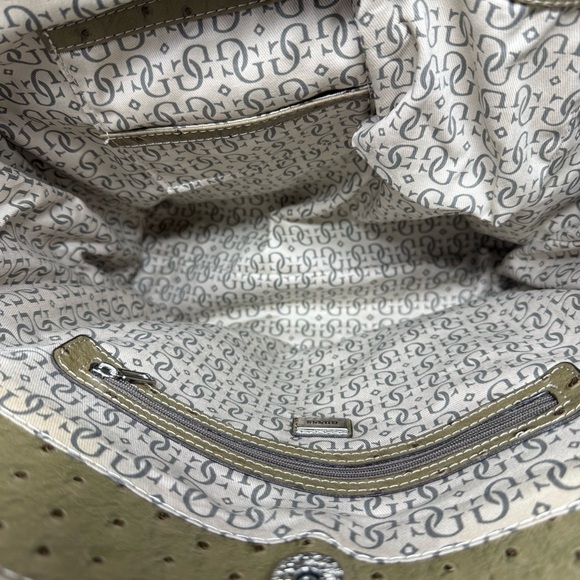 Guess Olive Green and Brown Tote Bag - Picture 11 of 15